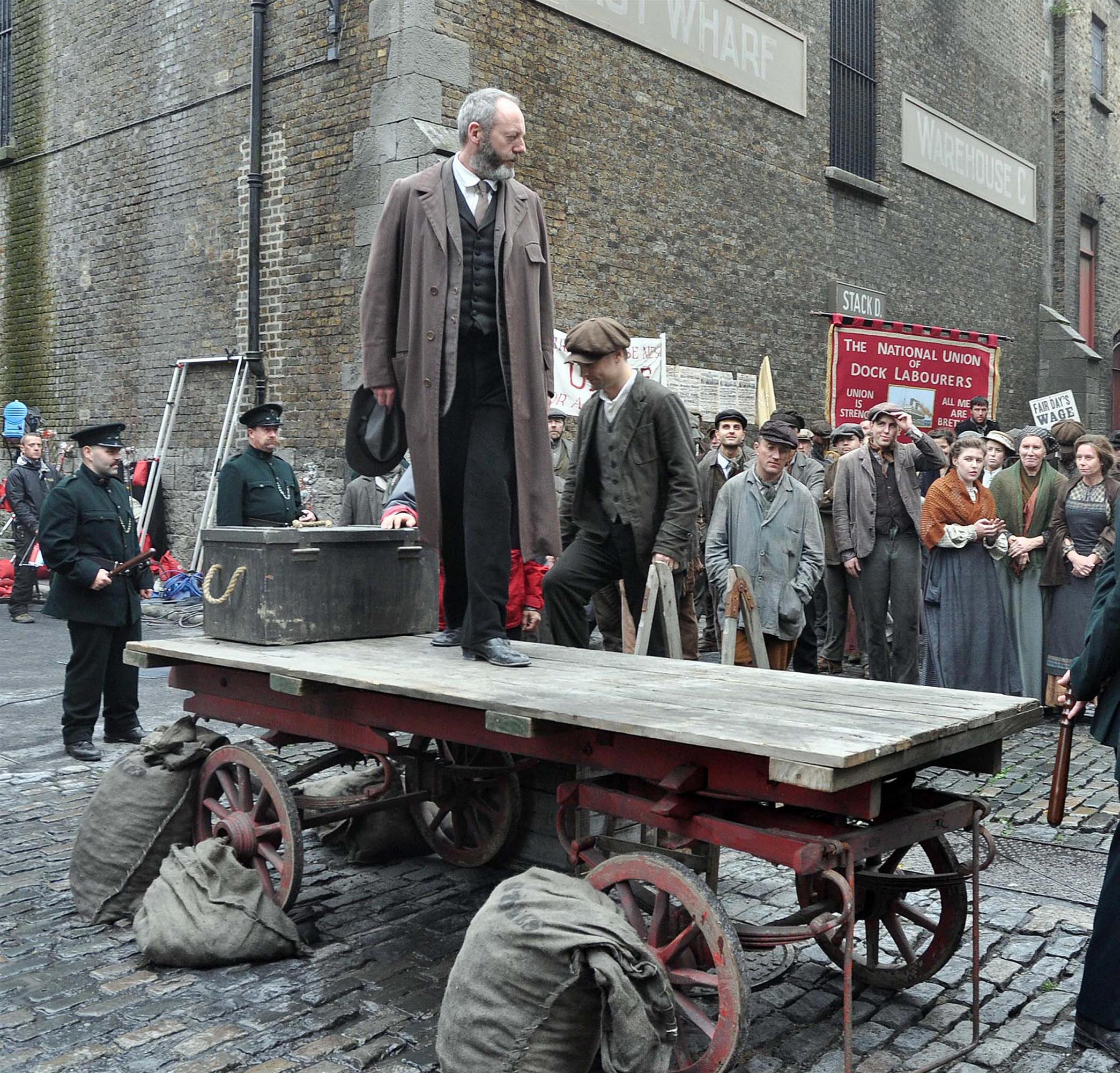 Liam Cunningham on the TV set of 'Titanic: Blood and Steel' | Picture 99814